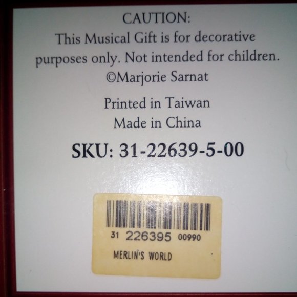 NIB Marjorie Sarnat Wizard & Rainbow Castle Ornament - Picture 2 of 13